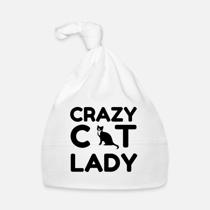 FOU CAT LADY Bonnet bio Bébé