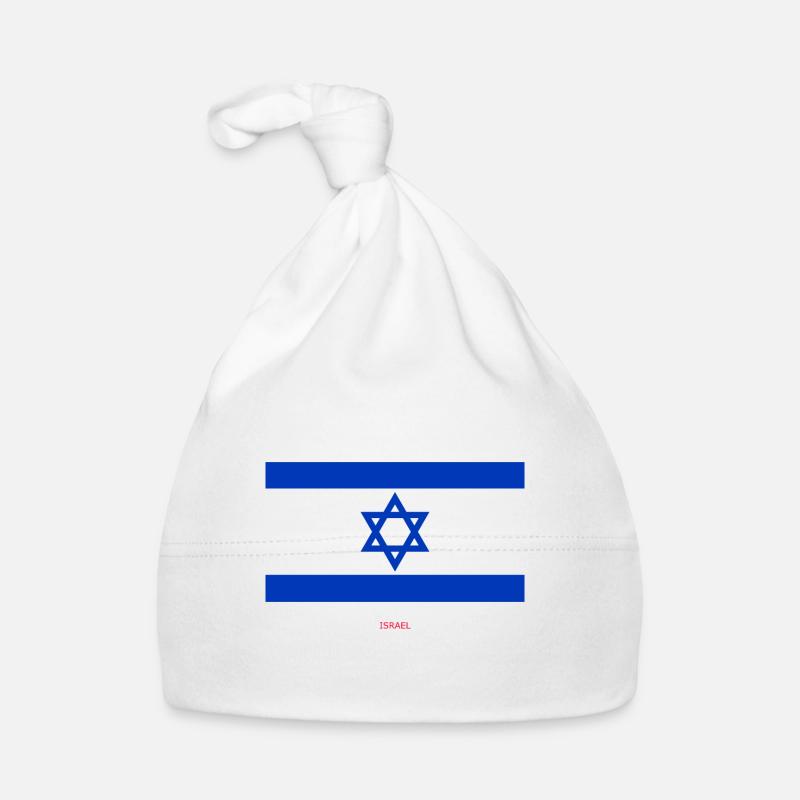 DRAPEAU ISRAEL Bonnet bio Bébé