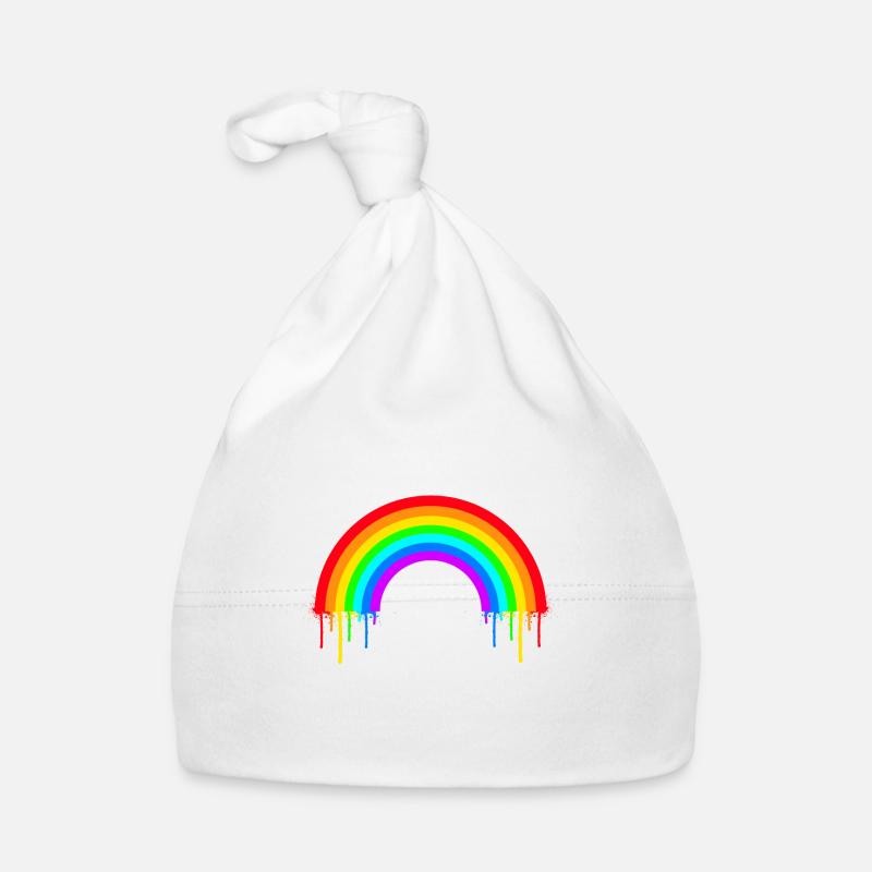 Rainbow Organic Baby Cap