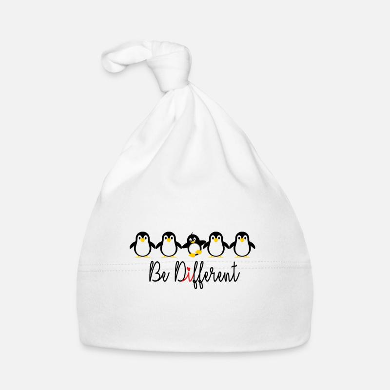 be different - Baby Bio-Mütze - Weiß