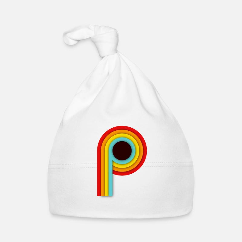 Retro Design Stripes P Baby Bio-Mütze