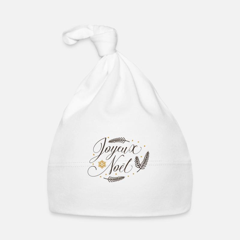 Joyeux Noel Organic Baby Cap