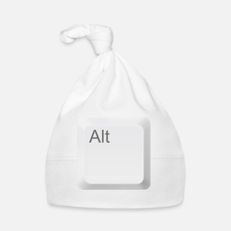 11 o keyboard alt key Organic Baby Cap