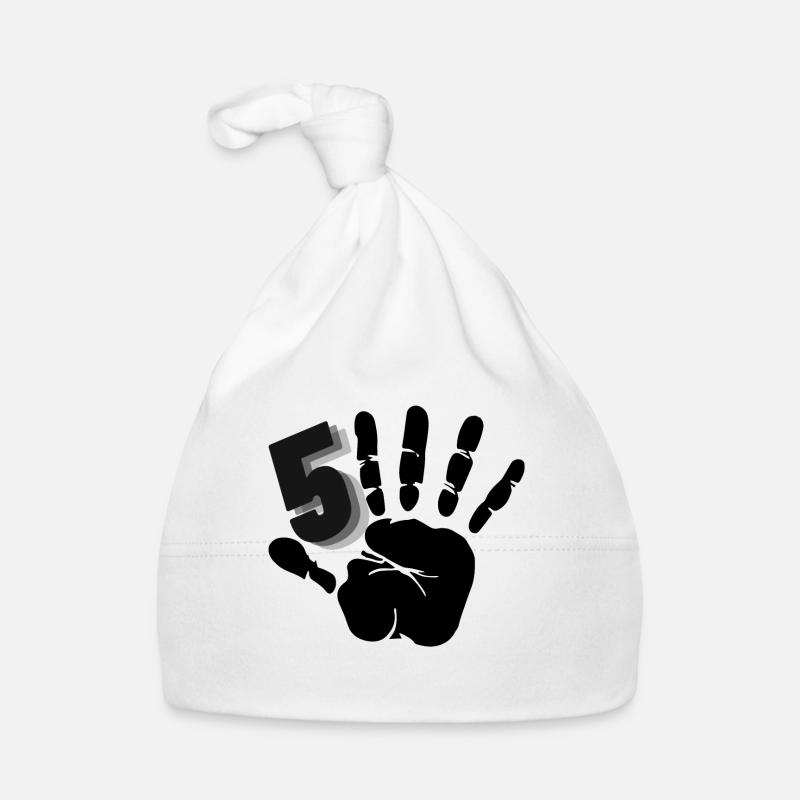 Hand number 5 Organic Baby Cap