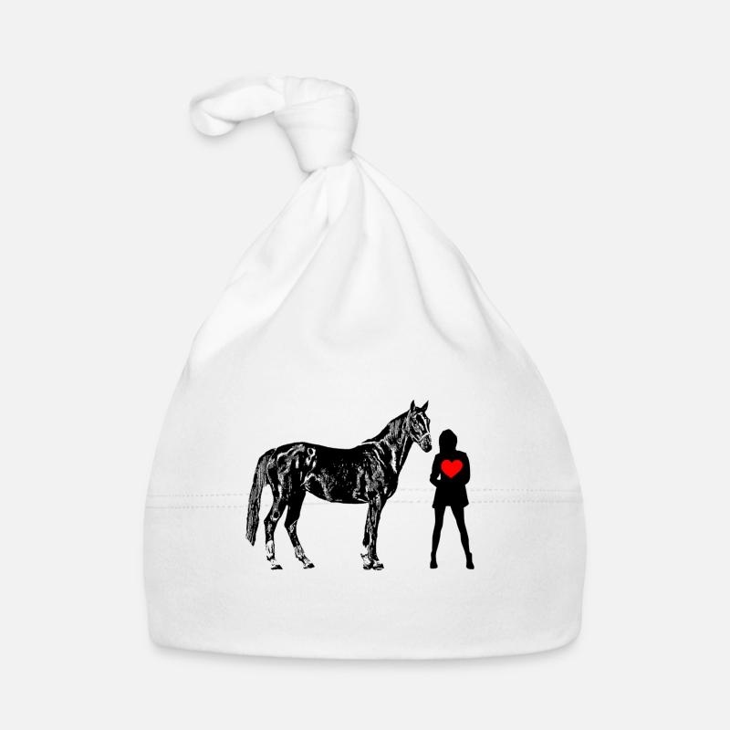 Pferd Baby Bio-Mütze