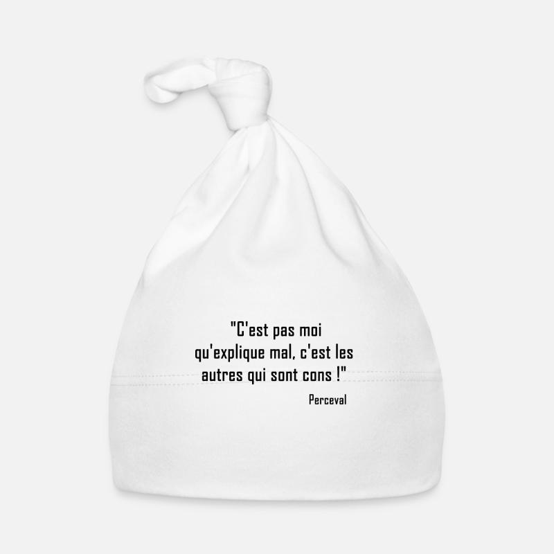 Kaameløtt - Réplique Culte - Citation Perceval Bonnet bio Bébé