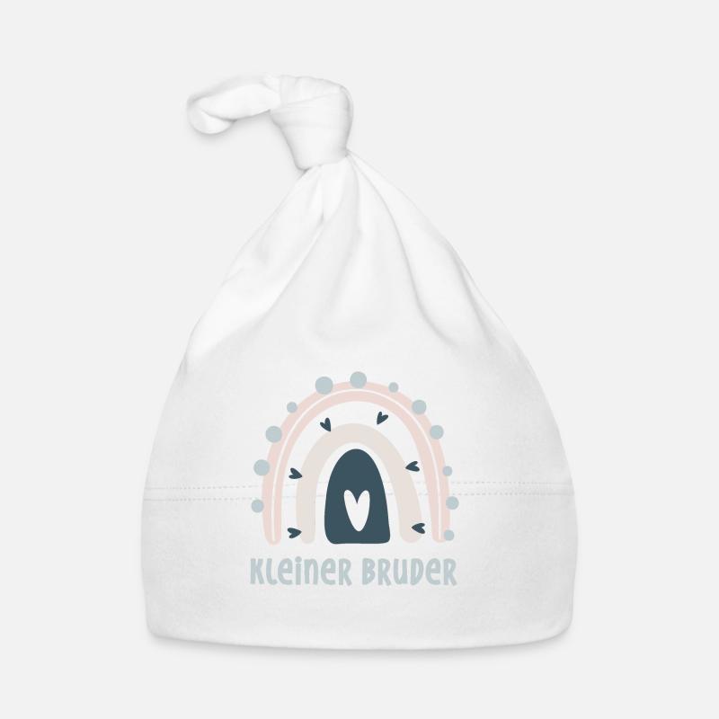 Kleiner Bruder Regenbogen Baby Bio-Mütze