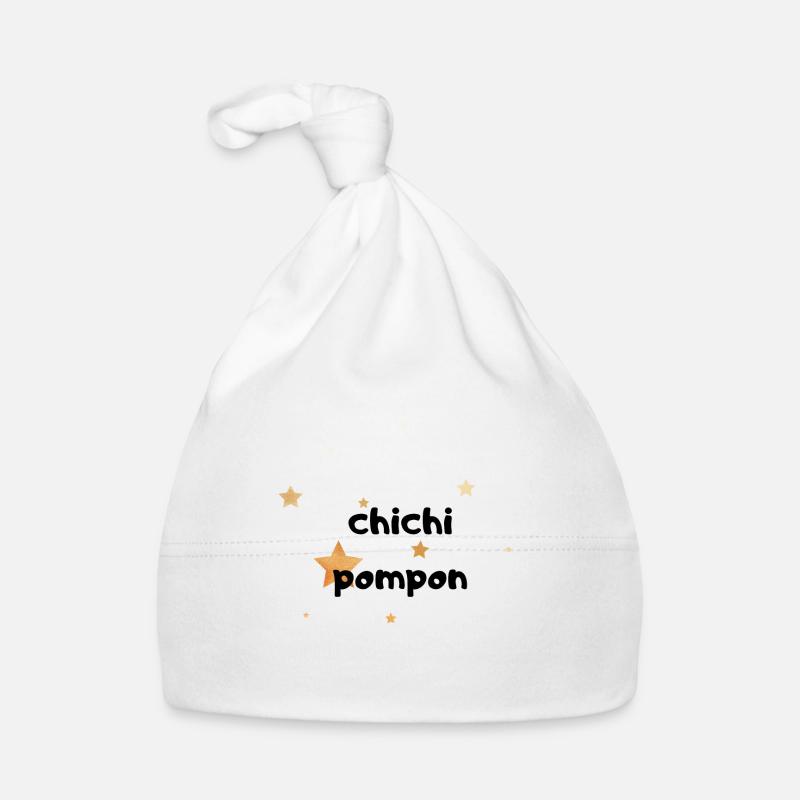 Aufhebens Pompon Baby Bio-Mütze