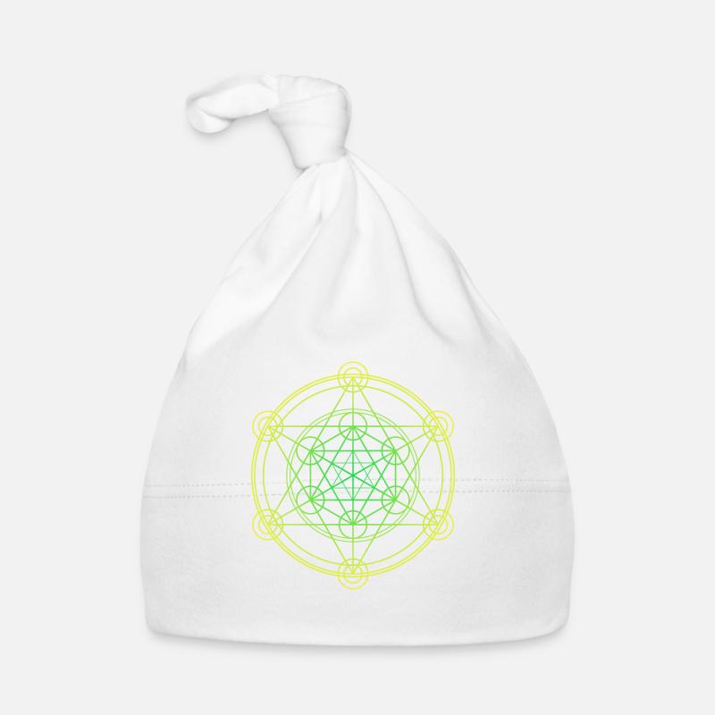 Merkaba Heilige Geometrie Baby Bio-Mütze