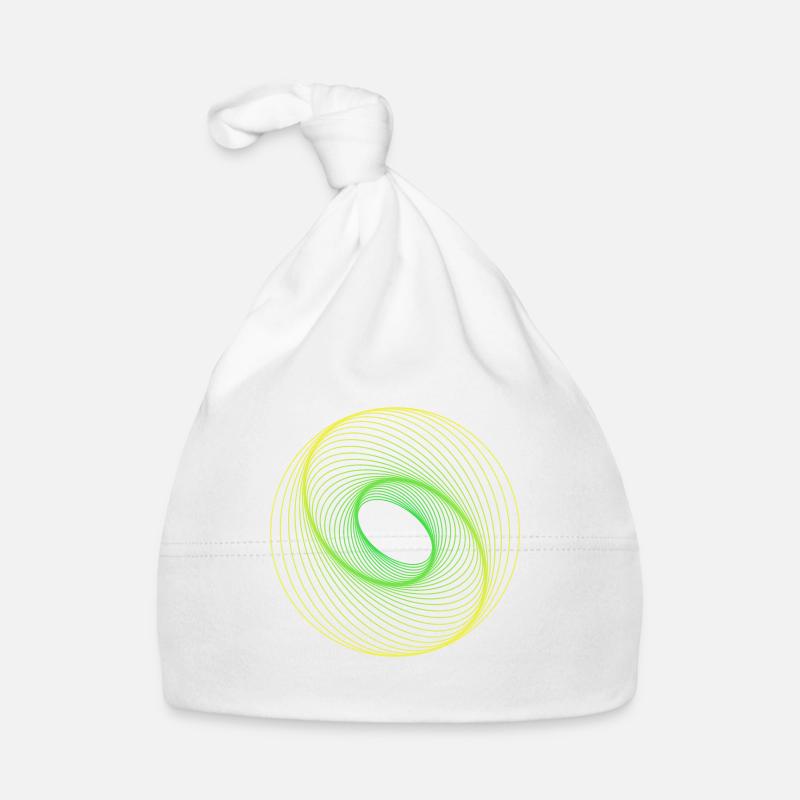 Sacred Geometry Spiralle Organic Baby Cap