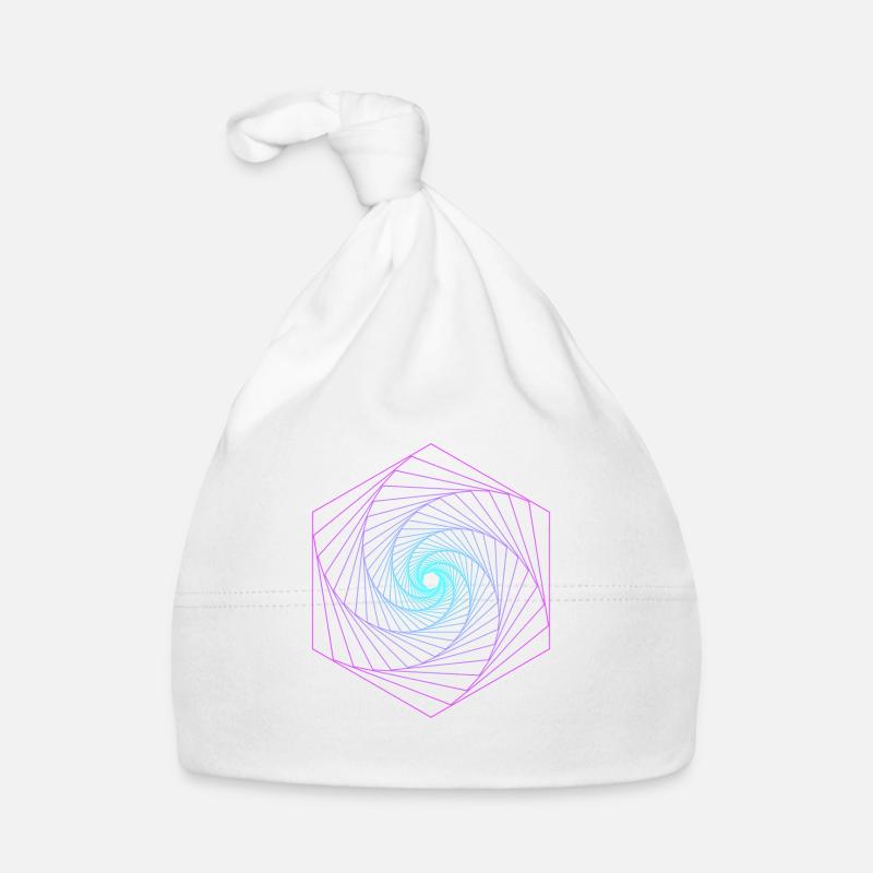 Géométrie sacrée Spiralle Bonnet bio Bébé