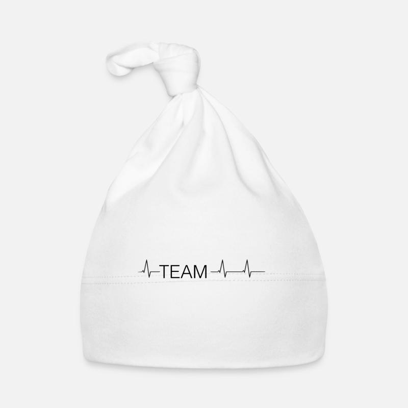 Team Heartbeat Baby Bio-Mütze