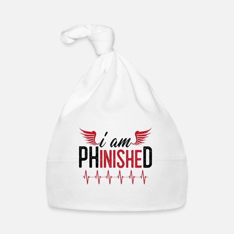 Uni PhD graduation gift Organic Baby Cap