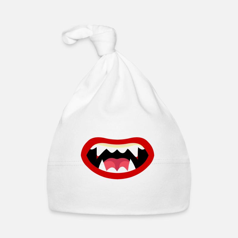 Vampirmund Baby Bio-Mütze