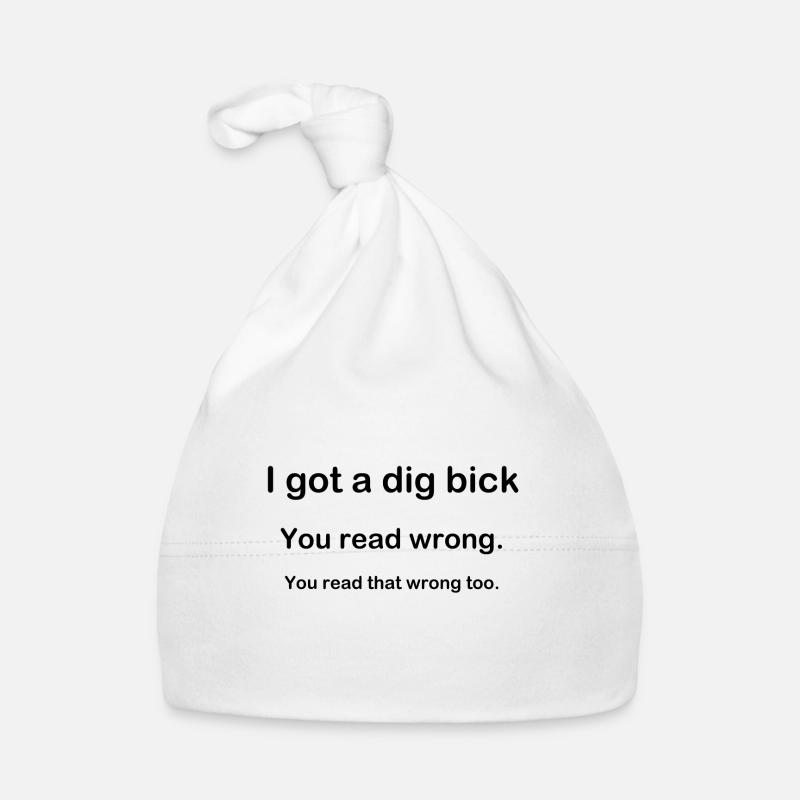 dick big fun Geschenk Baby Bio-Mütze