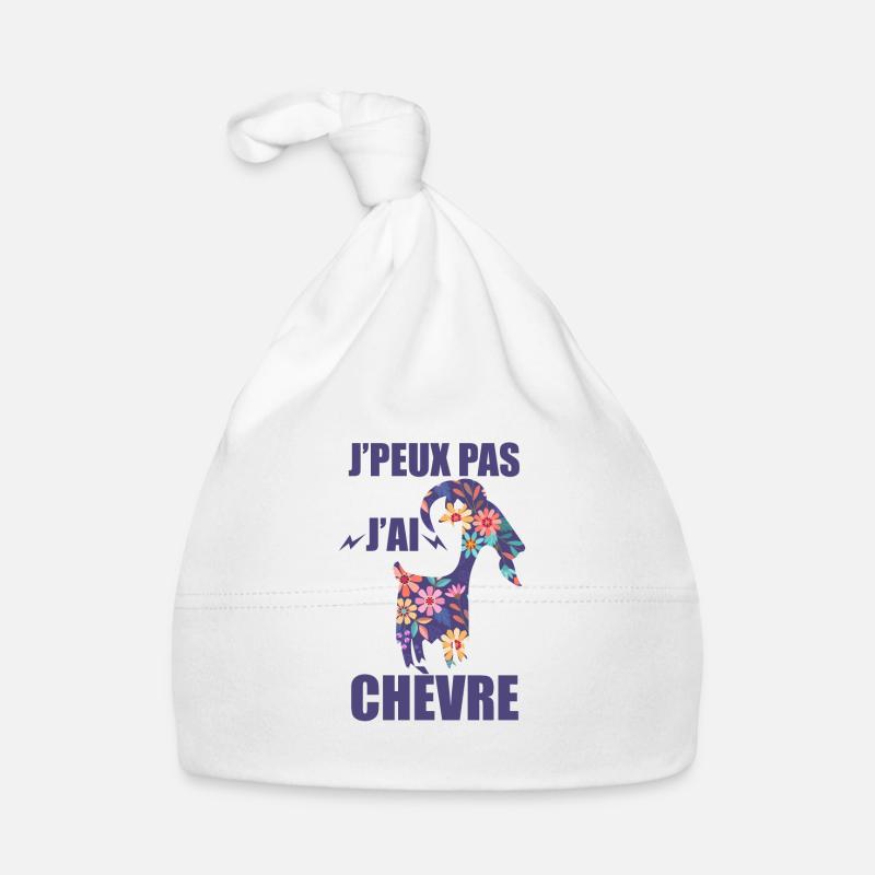 j'peux pas j'ai chèvre Bonnet bio Bébé