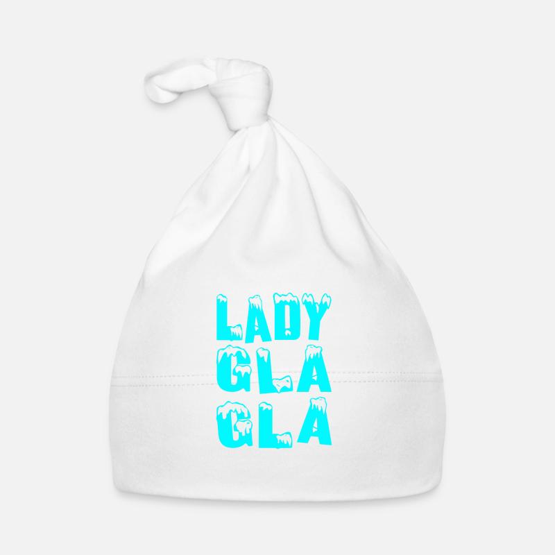 LADY GLA GLA ! - Bonnet bio Bébé - blanc