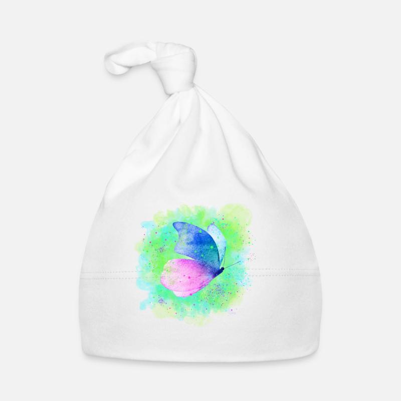 Butterfly butterfly Organic Baby Cap
