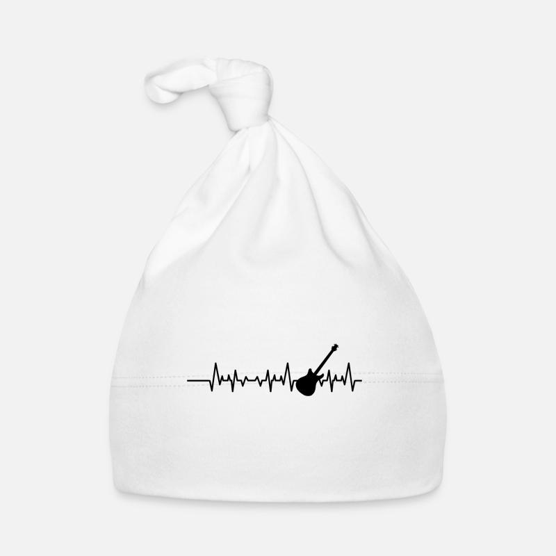 Best Ever Rock Gitarre Musik Geschenk Note Pulse Baby Bio-Mütze