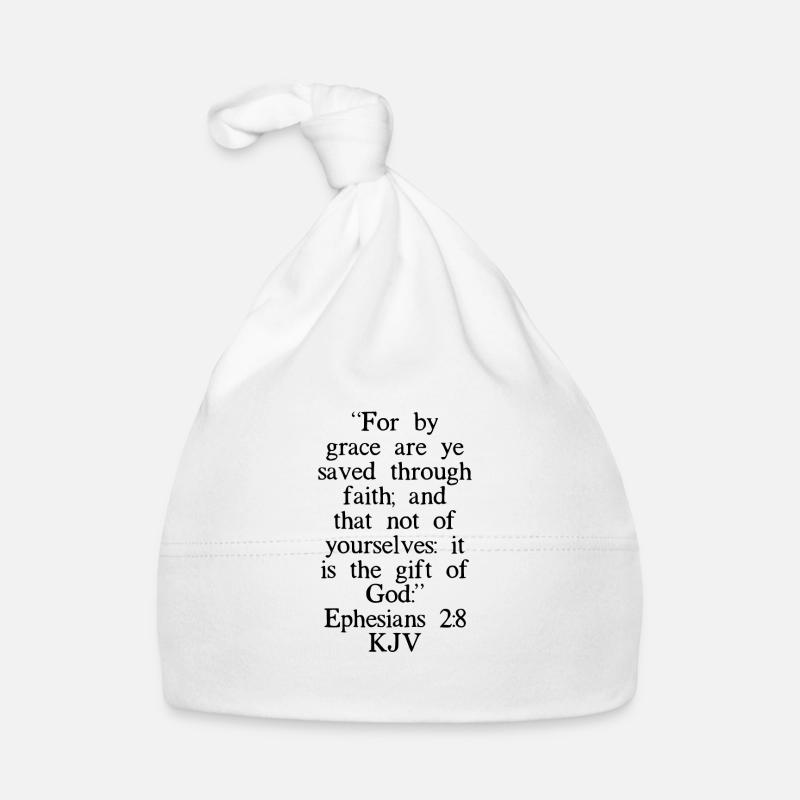 Éphésiens 2: 8 Chinois Bonnet bio Bébé