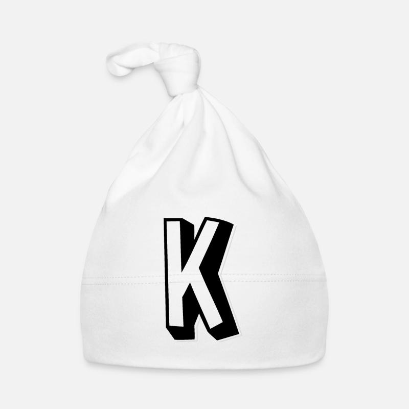 Letter K - Alphabet K Organic Baby Cap