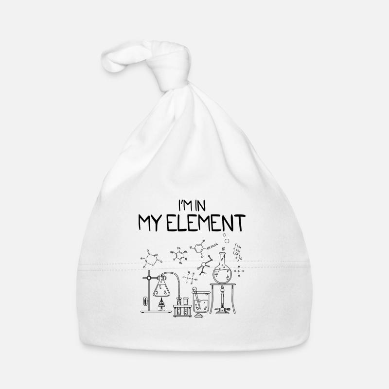 Elemente Chemie Labor Kolben Geschenk Baby Bio-Mütze