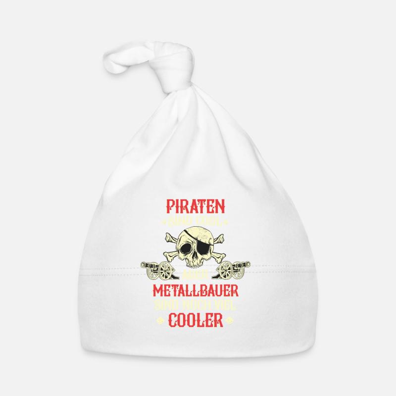 Metallbauer Metallbau Handwerker Beruf Spruch Baby Bio-Mütze