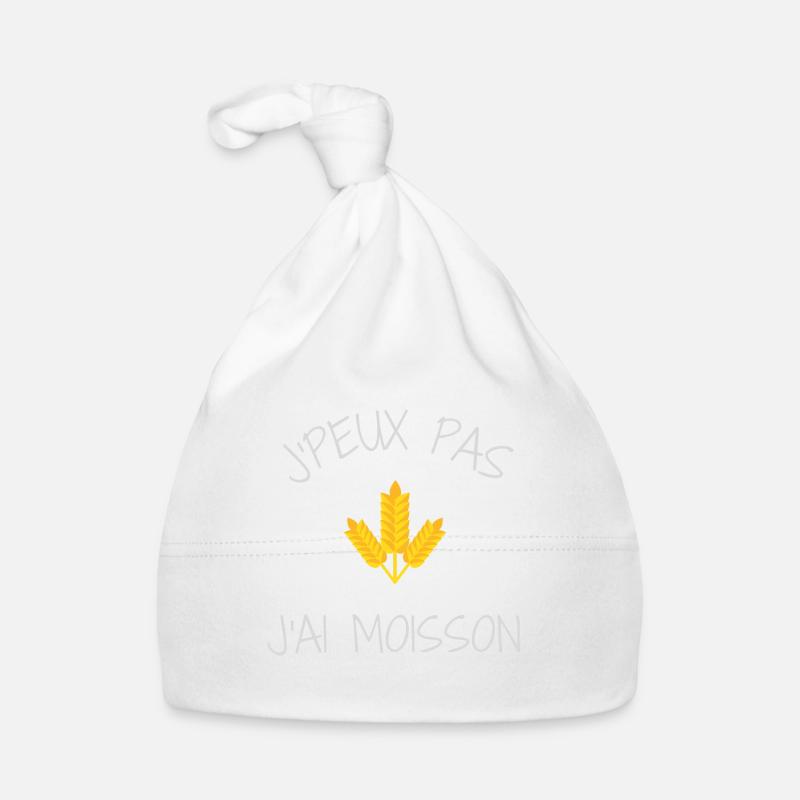 Moisson, moissons, t shirt J'peux pas j'ai moisson Bonnet bio Bébé