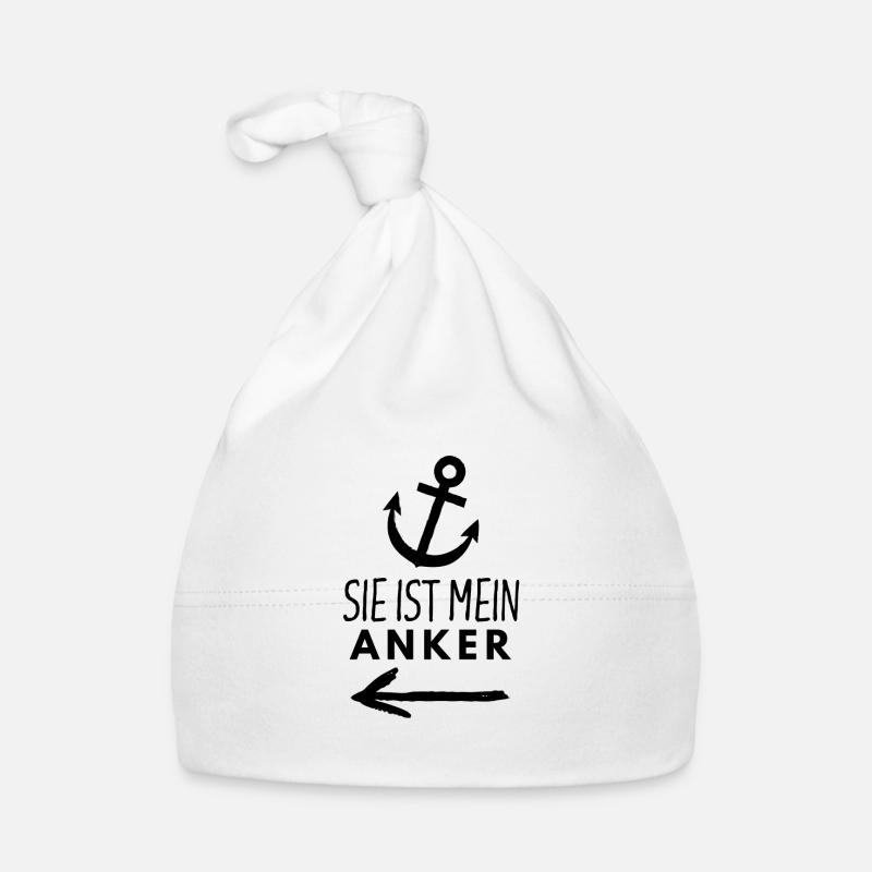 Sie ist mein Anker Baby Bio-Mütze