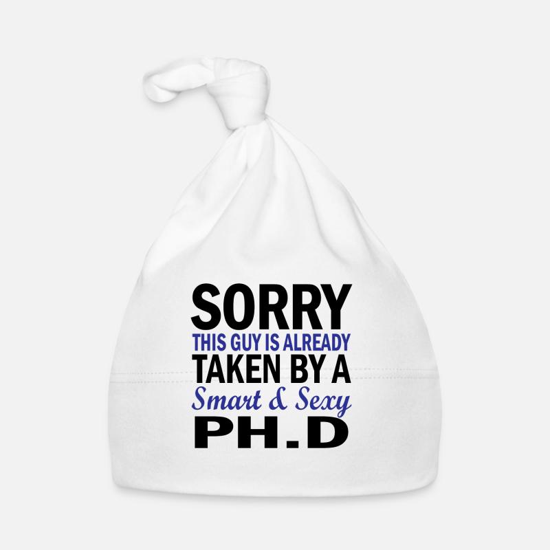 Phd Ehefrau Spruch Student Geschenk Baby Bio-Mütze