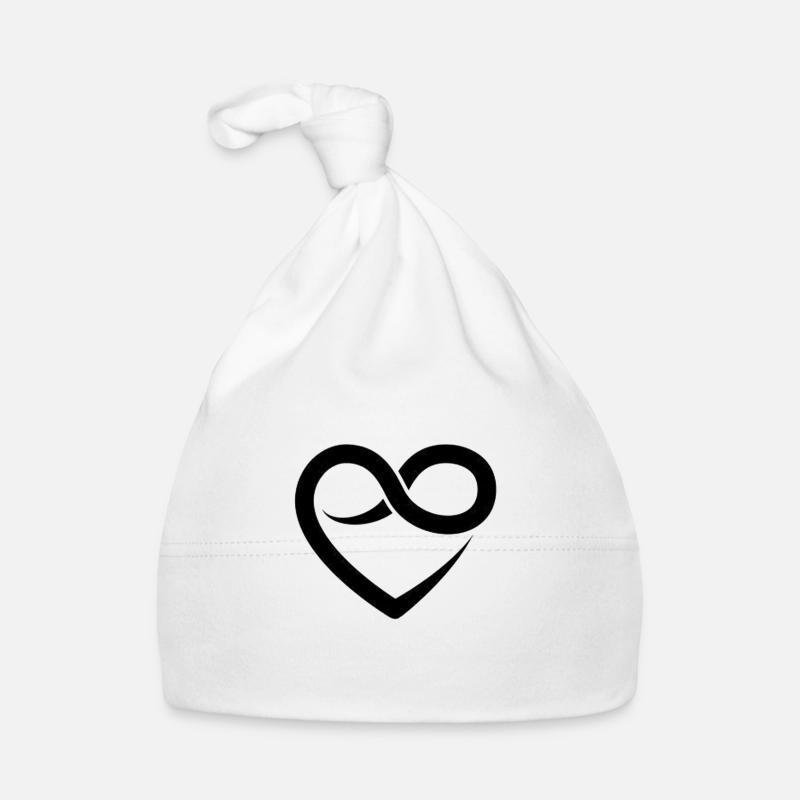 Unendliches Herz Baby Bio-Mütze