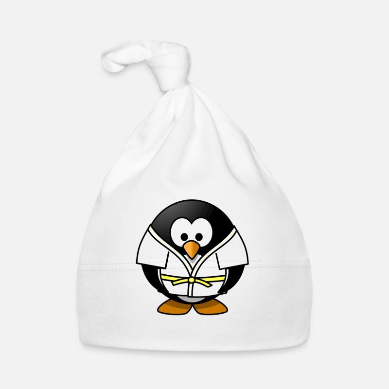 Judo Pinguin Baby Bio-Mütze