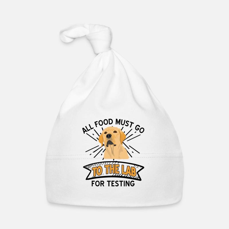 Labrador - Baby Bio-Mütze - Weiß