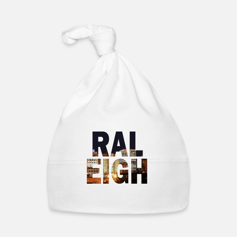 Raleigh Caroline du Nord - Bonnet bio Bébé - blanc