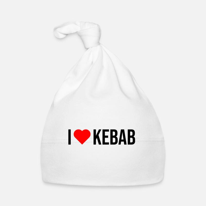 Ich mag Kebab Baby Bio-Mütze