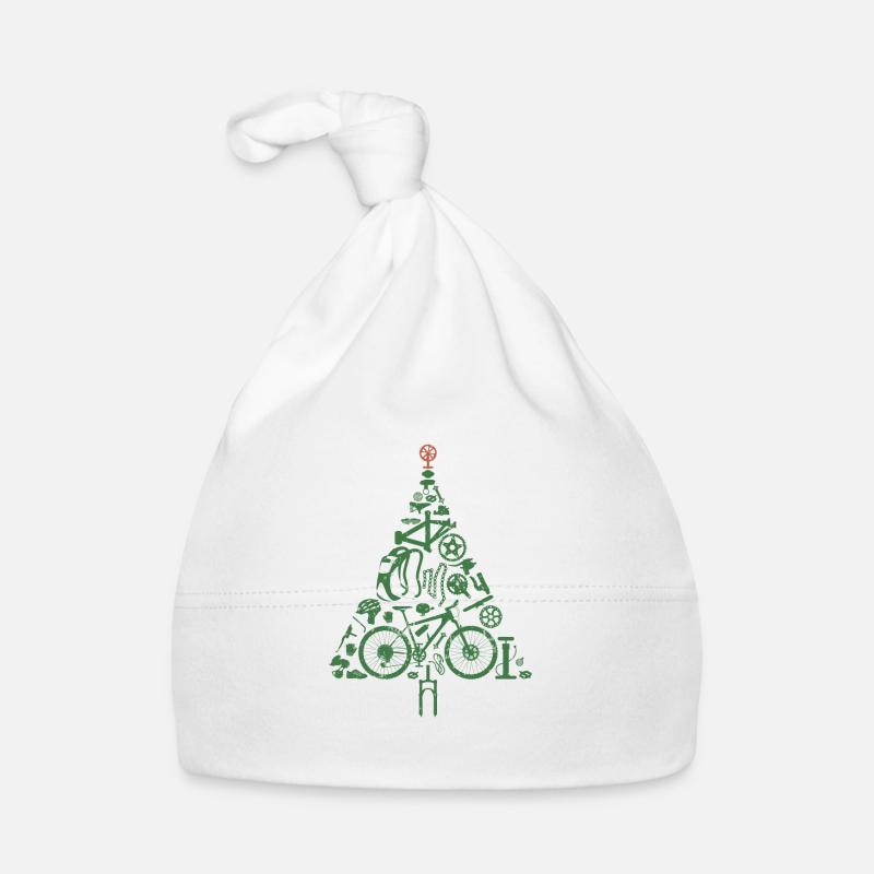 vélo sapin arbre de noël vélo Bonnet bio Bébé