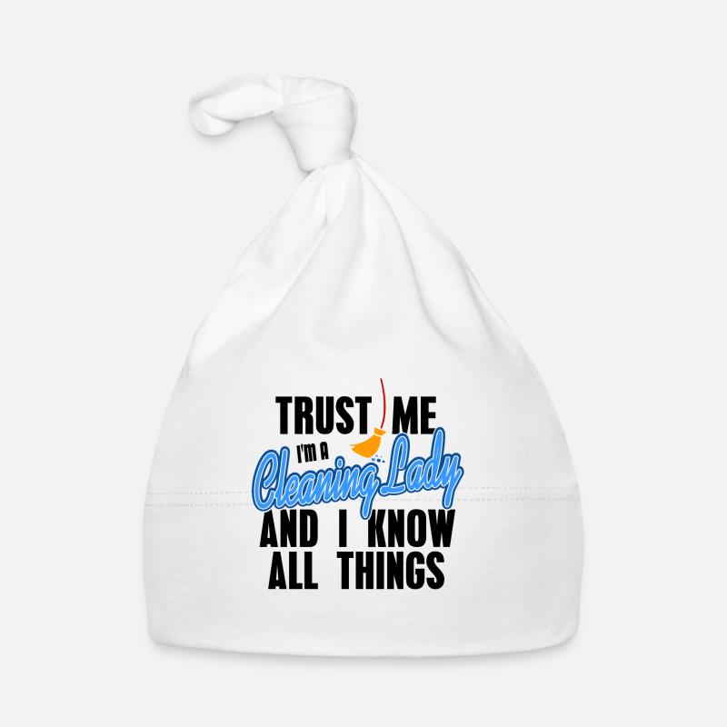 Putzfrau Geschenk Baby Bio-Mütze