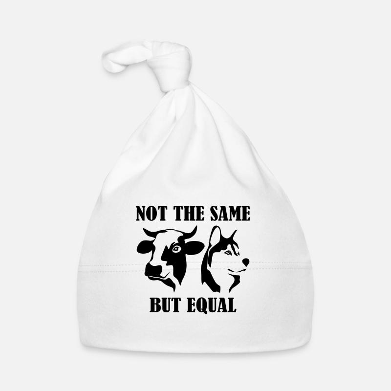 Not the same but equal gift plants vegan Organic Baby Cap