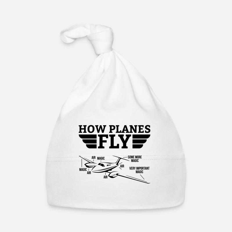 How planes fly gift pilot plane copilot Organic Baby Cap