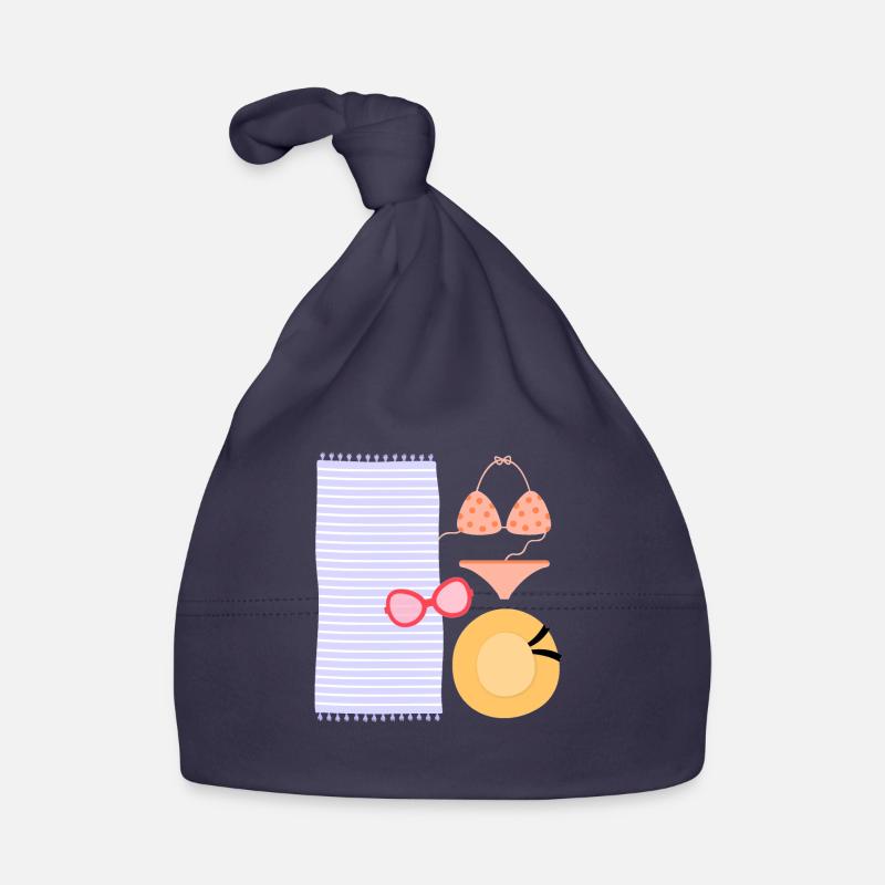 Allons à la plage Bonnet bio Bébé