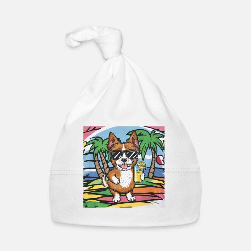 Lion with lemonade Organic Baby Cap