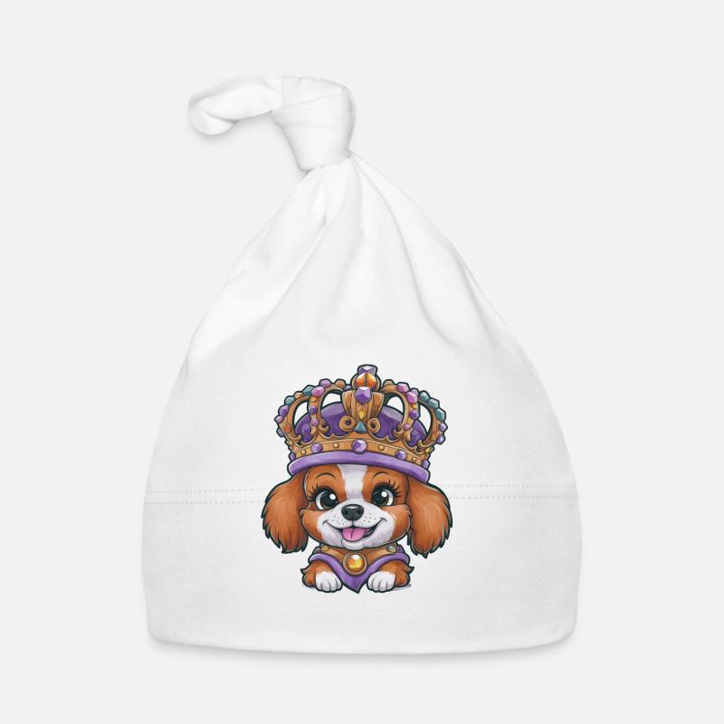 Royal Kaawii Chien avec Couronne Bonnet bio Bébé
