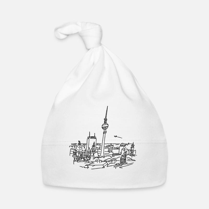 Berlin Panorama Baby Bio-Mütze