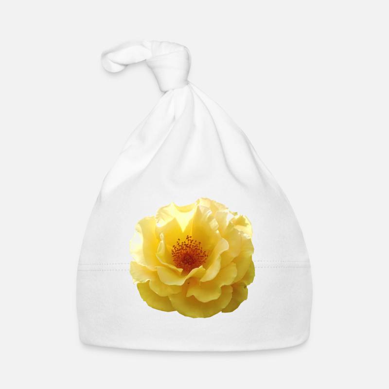 Fleur Jaune Rose Fleur Unique Fleur Jaune Jardin Bonnet bio Bébé