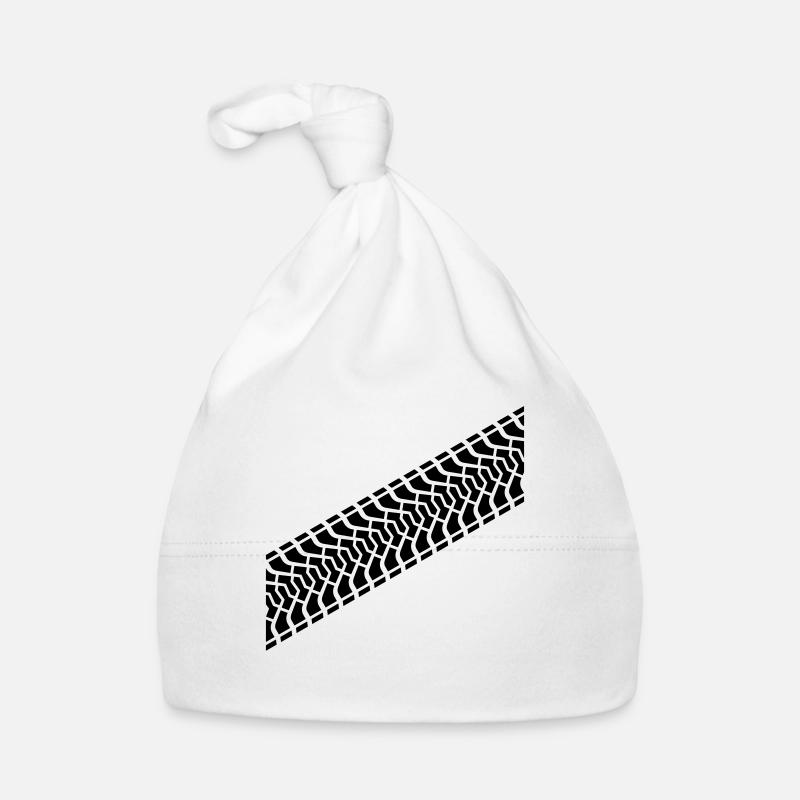 Reifenabdruck Diagonal Baby Bio-Mütze