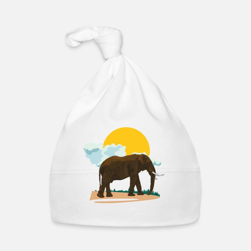 Elephant or elephant? Organic Baby Cap