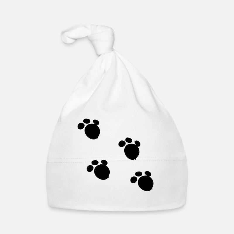 Bear Paw Muster Baby Bio-Mütze