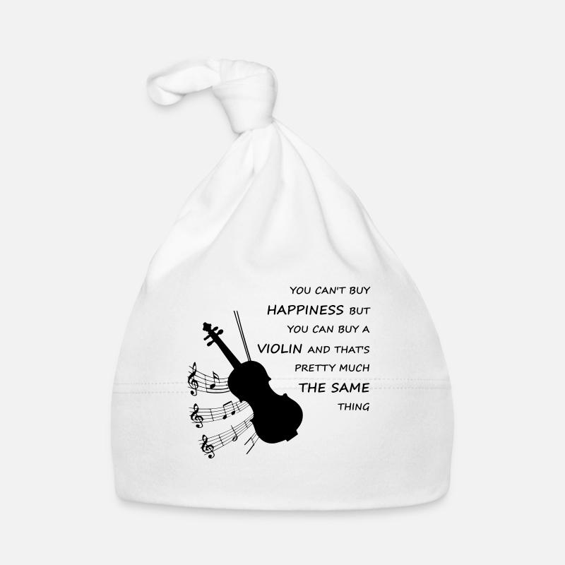 Violin Instrument Hobby Gift Organic Baby Cap