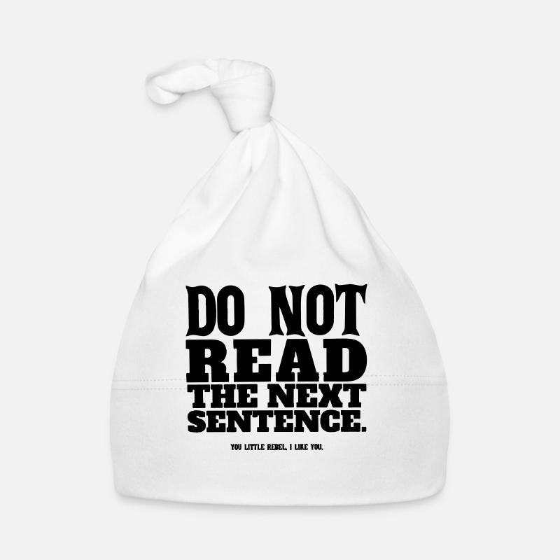Lustiges Sprichwort Baby Bio-Mütze
