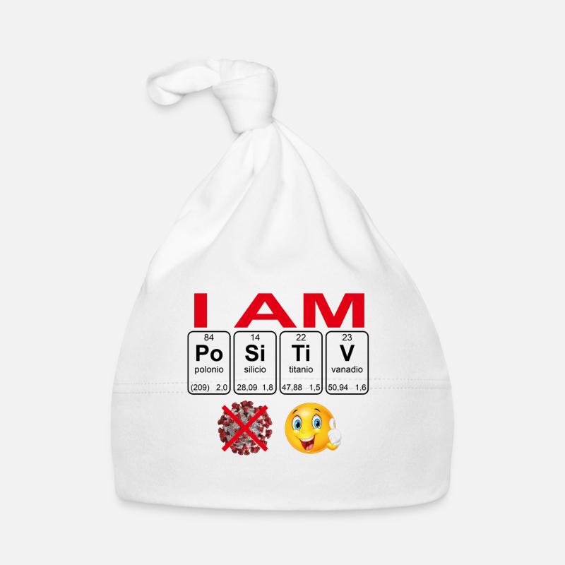 Je suis positif Bonnet bio Bébé